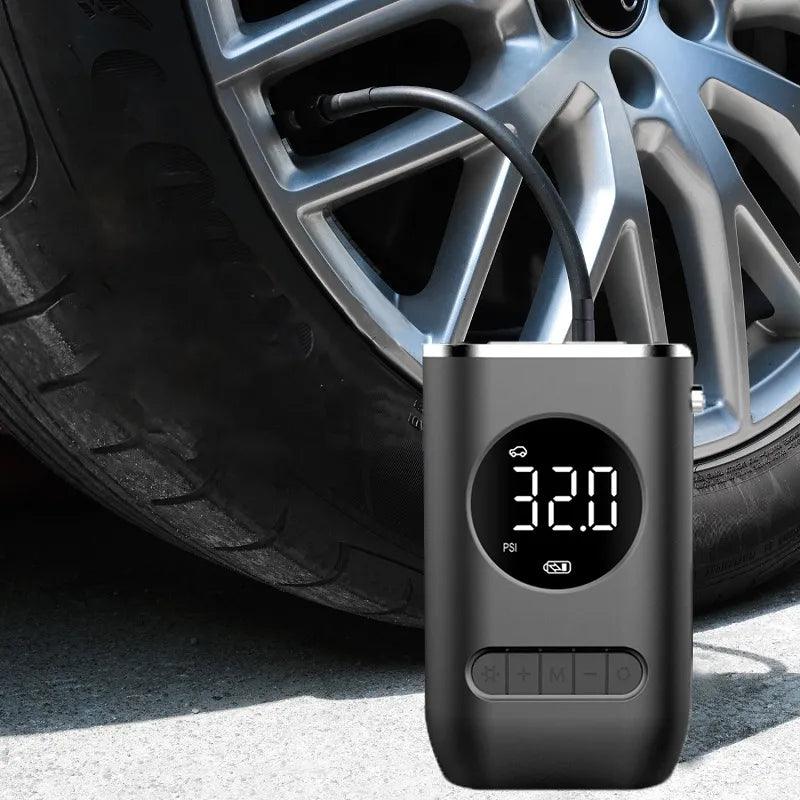 Car Electrical Air Pump Mini Portable Wireless Tire Inflatable Pump Inflator Air Compressor Pump for Car Motorcycle Bicycle Ball - Trhee Minds