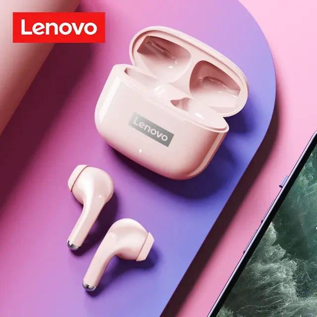 Lenovo-LP40 Pro TWS Sem Fio Bluetooth 5.1 Fones De Ouvido Com Redução De Ruído, Controle De Toque - Trhee Minds