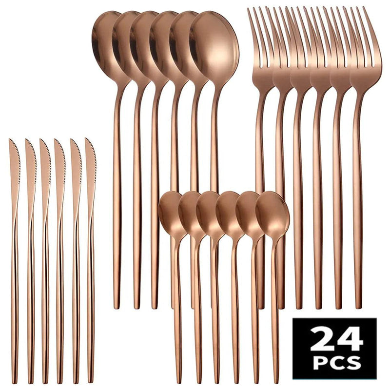 Talheres para cozinha, 24pcs - Trhee Minds