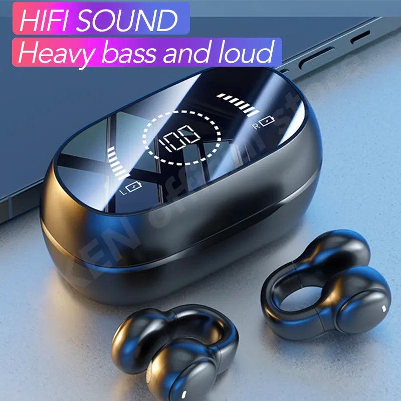 High Quality Bone Conduction Wireless Headphones Bluetooth Gaming Headsets Noise Canceling Sport Earphones for xiaomi iphone - Trhee Minds