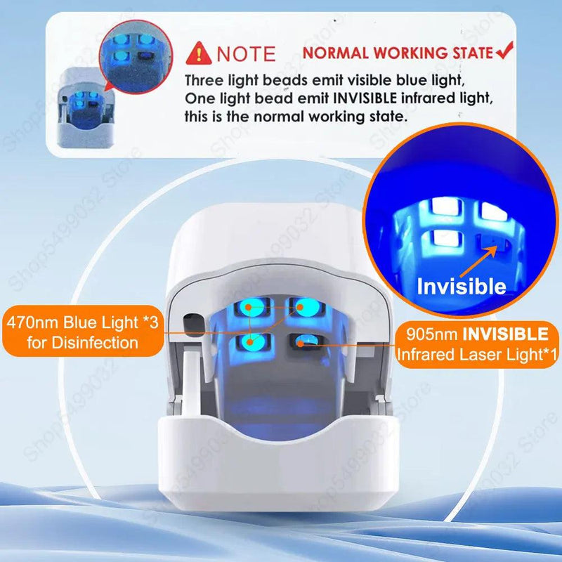 Nail Fungus Laser Treatment Device Repair Toenail Fingernail Fungus Treat Onychomycosis Therapy Cure Machine Effectively Remove - Trhee Minds