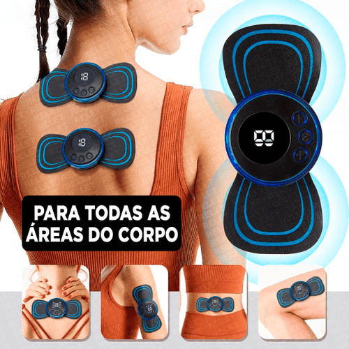 Mini Massageador Estimulador Elétrico De Pescoço Portátil - Trhee Minds