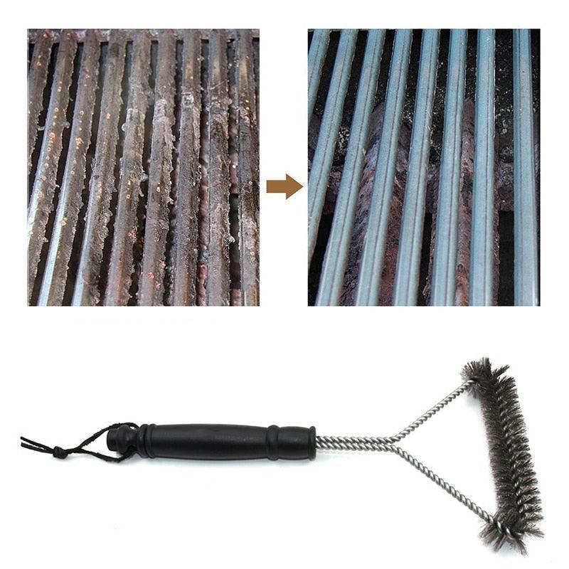 Escova Limpa Grelha Barbecue Clean - Trhee Minds